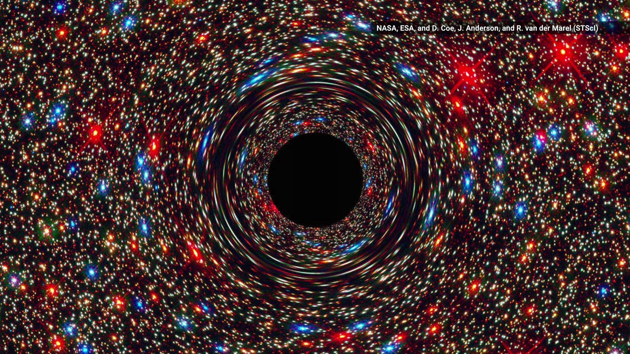 This Black Hole May Actually Be Spinning Space Itself