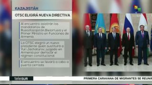 Cumbre de la OTSC en Kazajistán analizará cambio de la directiva