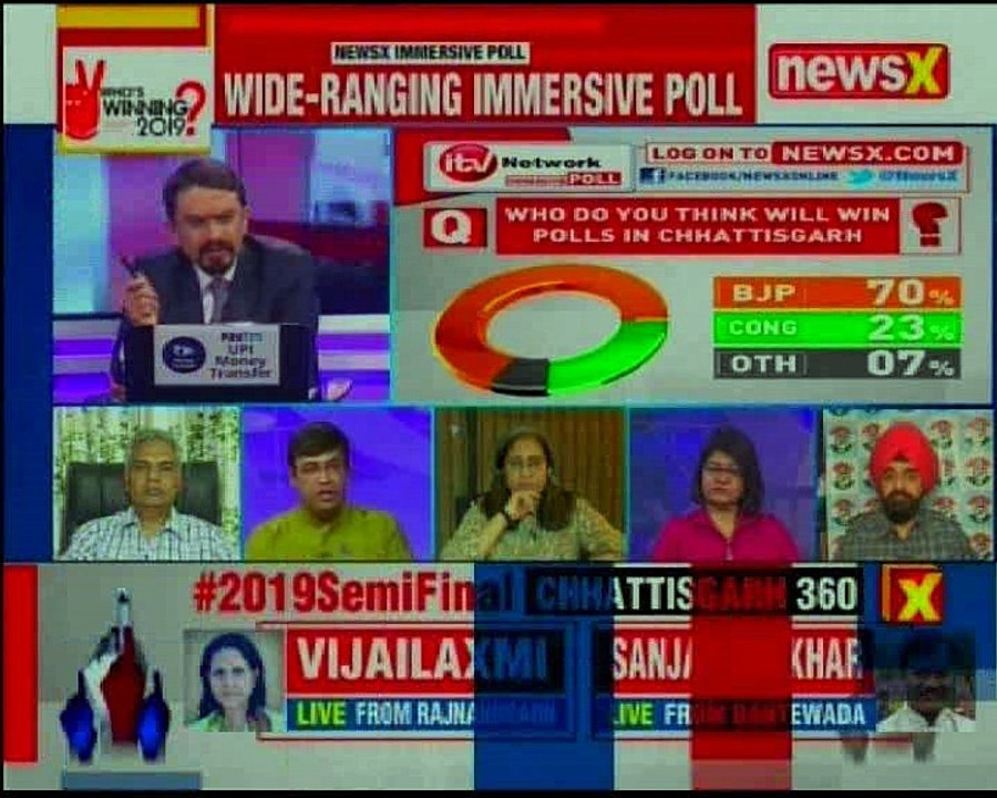 Chhattisgarh Assembly Election 2018: NewsX Immersive Polls