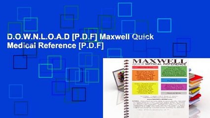 Descargar video: D.O.W.N.L.O.A.D [P.D.F] Maxwell Quick Medical Reference [P.D.F]