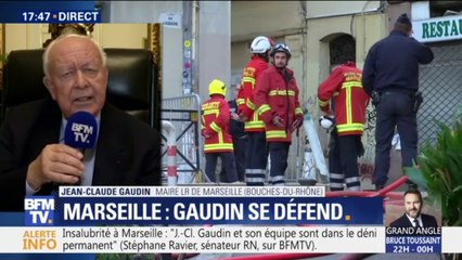 Effondrement d'immeubles: pour Gaudin, "la ville de Marseille n'a globalement rien à se reprocher"