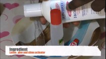 Body lotion slime without borax !! 2 ways to make slime !! DIY Body Lotion Slime