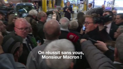 Échange houleux entre Macron et un ouvrier de Renault  à Maubeuge