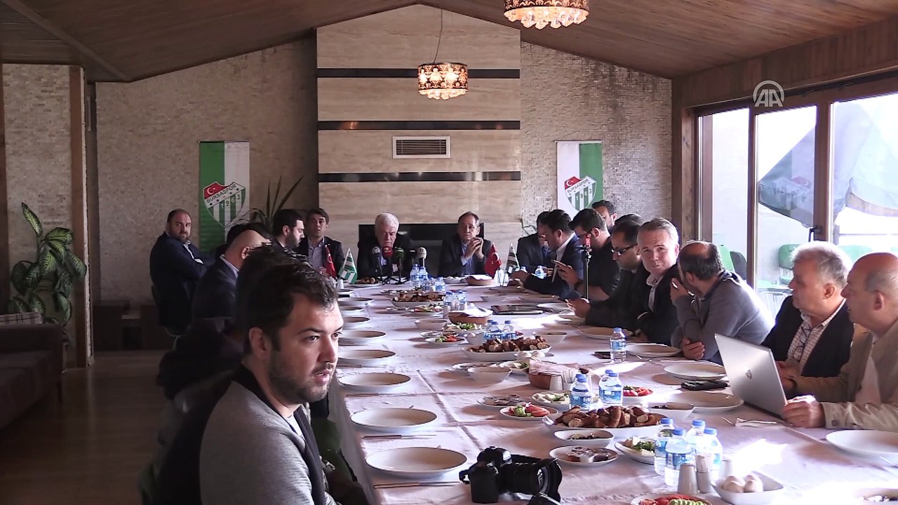 Bursaspor Kulübü Başkanı Ay: 'Kimseden korkmuyoruz, vicdanen rahatız' - BURSA