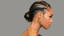 Golden Braided Bun | The Braid Up