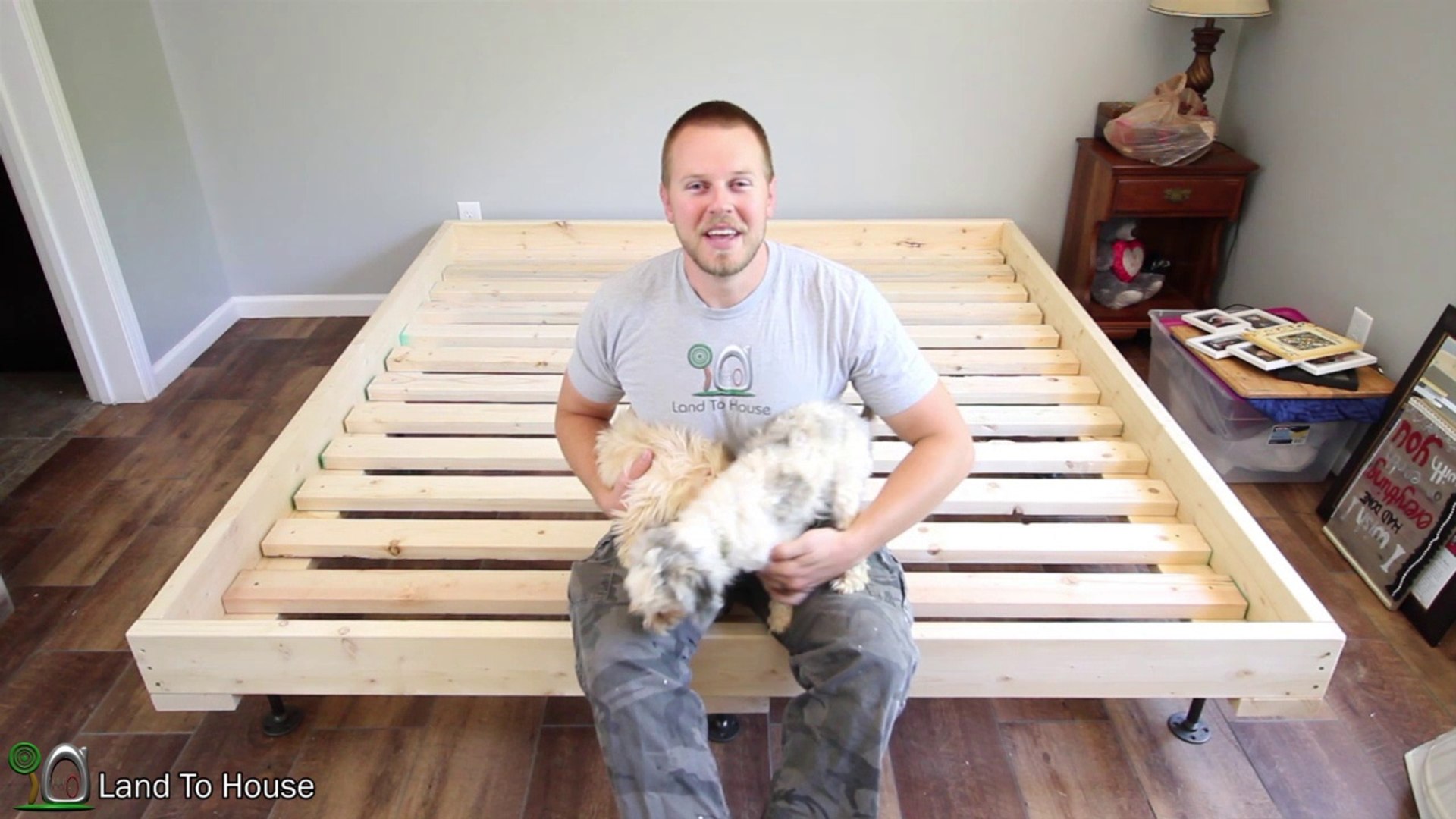 Diy king on sale bed frame