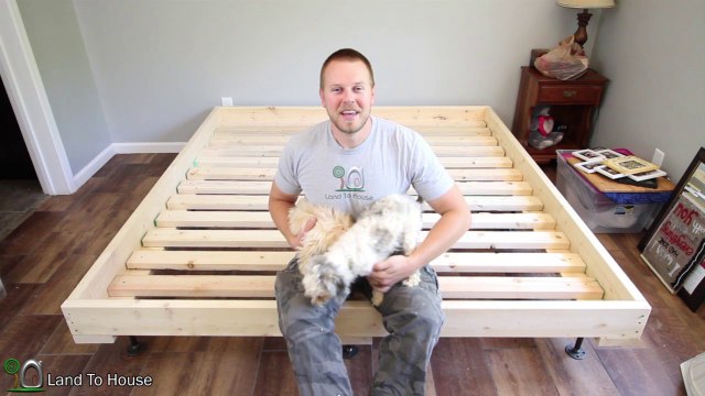 DIY King Size Bed Frame