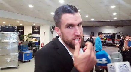 Lazio - Marsiglia, Strootman in mixed