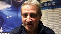 Coupe du Rhône - Alain DEYRAIL (FC Pontcharra Saint-Loup) réagit après le tirage des 32èmes de finale