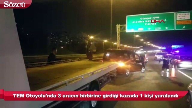 TEM’de zincirleme kaza