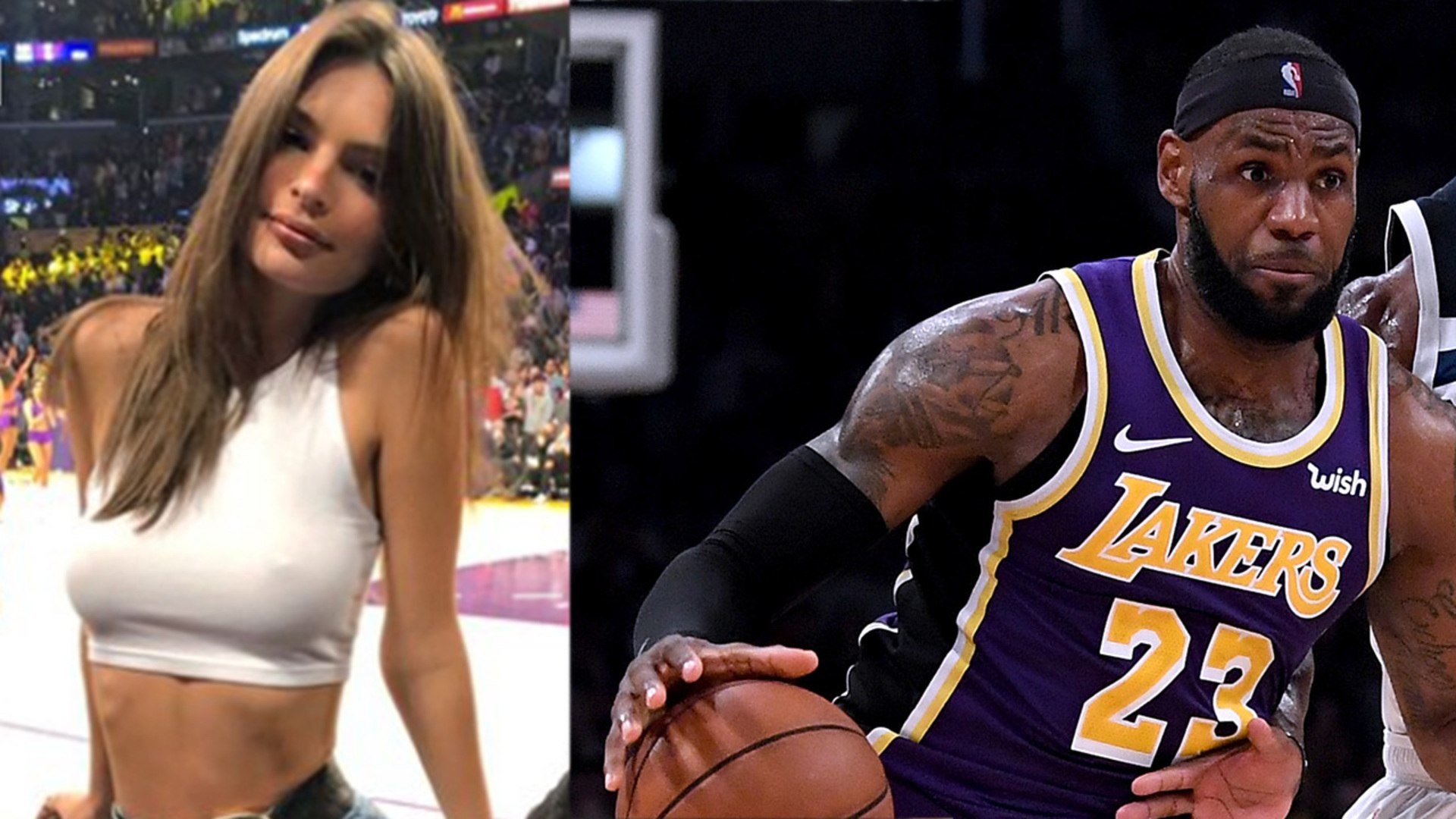 emily ratajkowski lebron james