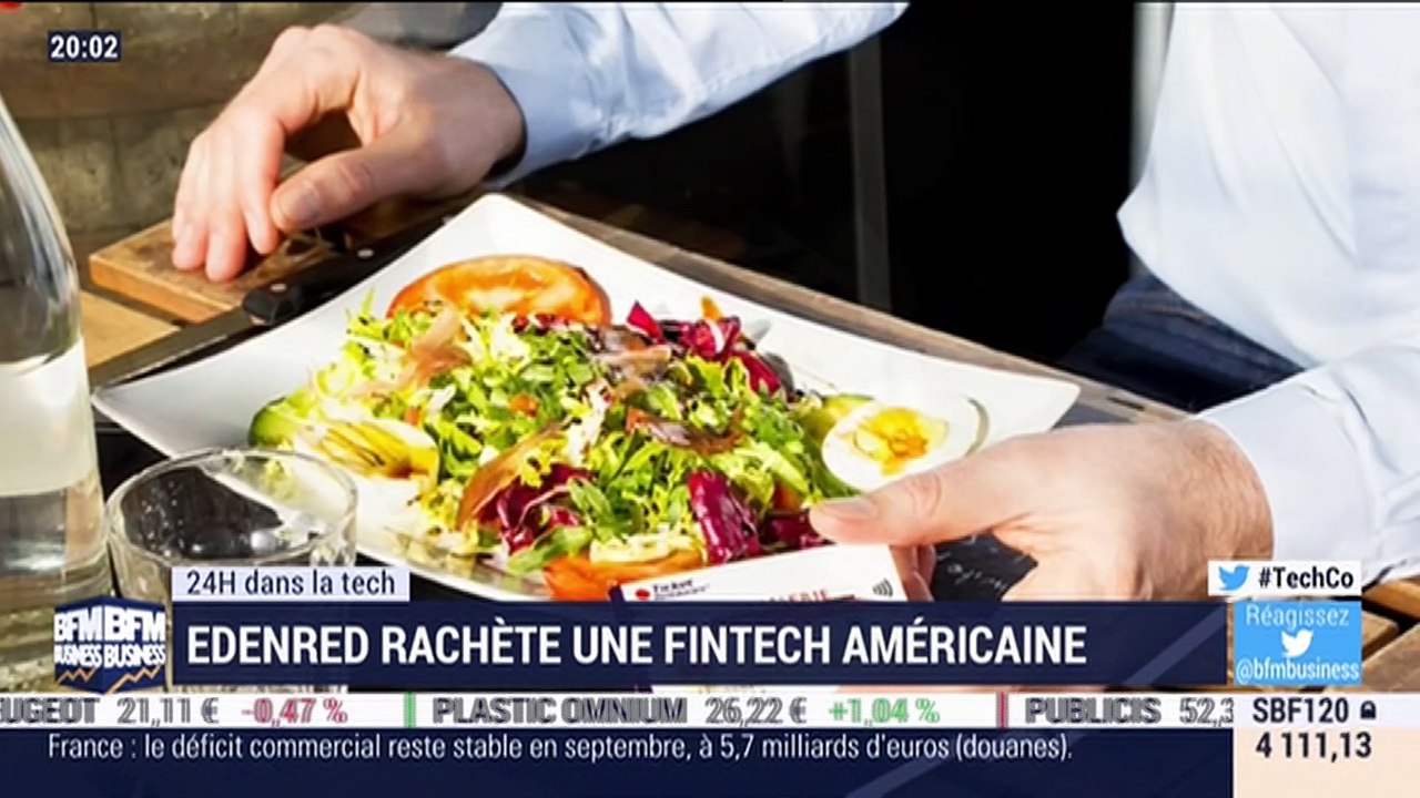 24h dans la Tech: Edenred rachète une fintech américaine - 08/11