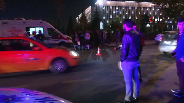 Karşıya geçerken canından oldu