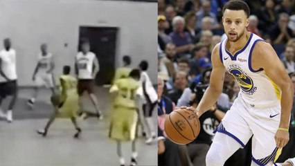 RARE Footage Of Baby Stephen Curry Schooling Grown Men On The Court