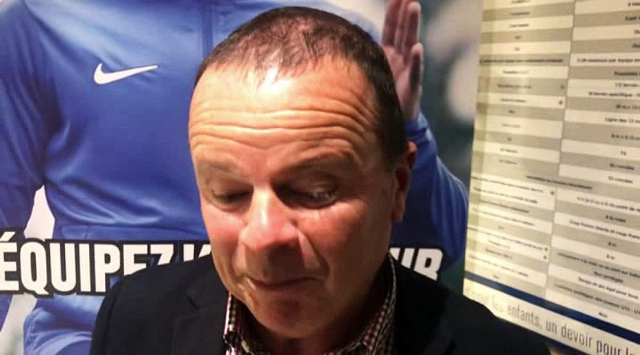 Coupe du Rhône - Jean-Paul JOURDAN (FC Bords de Saône) réagit après le tirage des 32èmes de finale