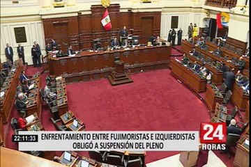 Debate del informe final de Comisión Lava Jato será reanudada este viernes