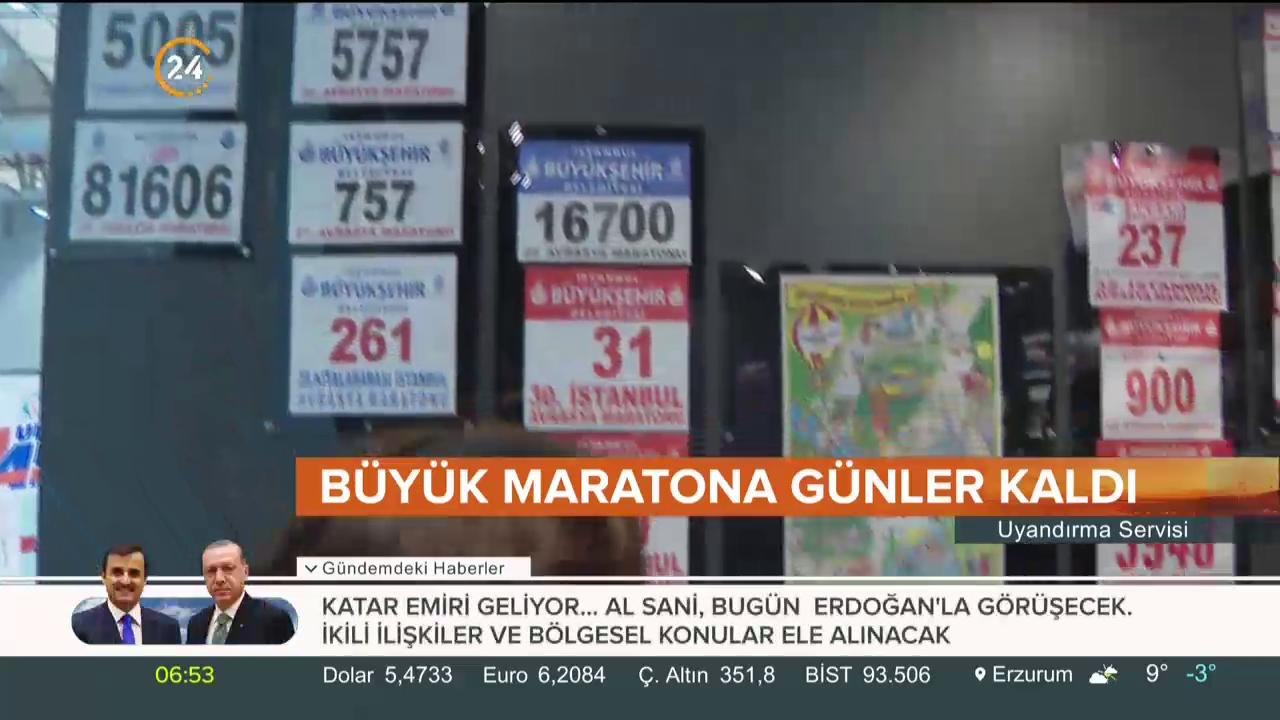 Halk koşusu 9:45'te başlayacak