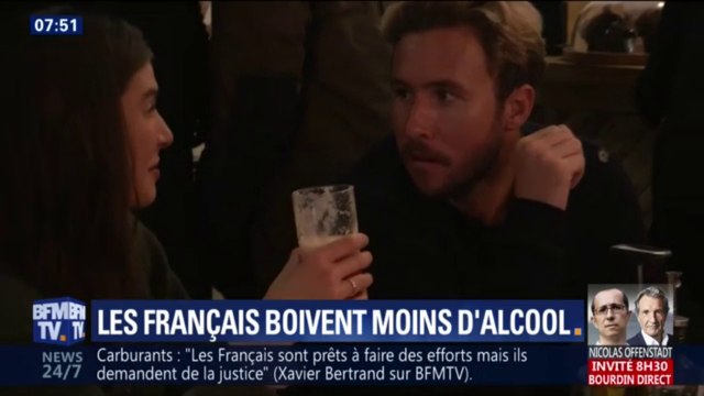 Un litre en moins l'an dernier ! Les Français ont réduit leur consommation d'alcool