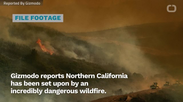 Chased By Ferocious Wildfire, Residents Flee Northern California Town