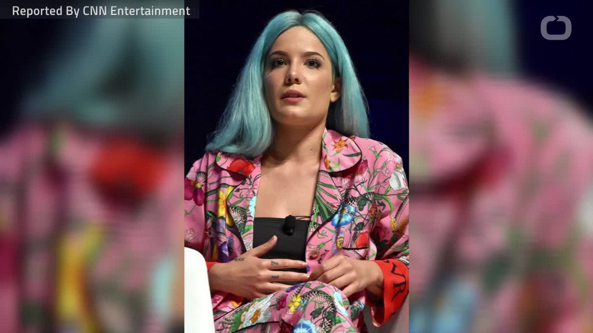 ⁣Halsey Appears To Address John Mayer Romance Rumors