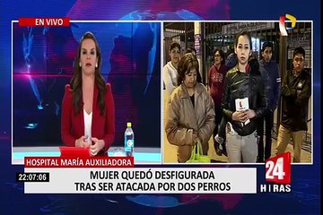 Mujer desfigurada por perros necesitaría de una tercera operación