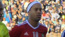 ملخص مباراة نجوم العالم أمام نجوم العرب وأفريقيا 2-4