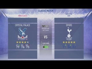 Crystal Palace v Tottenham | Predicted Line Up | FIFA Match Preview