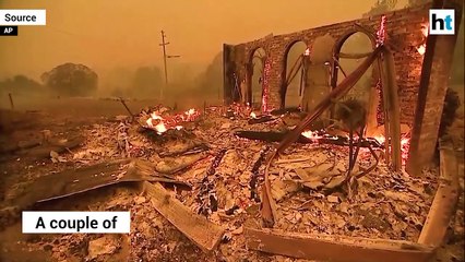 California fire destroys thousands of structures, residents scramble to flee