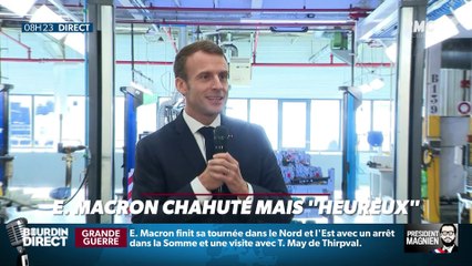Président Magnien ! : Emmanuel Macron chahuté mais "heureux" – 09/11