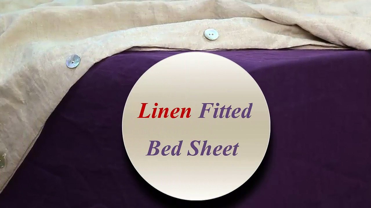 Linen Fitted Bed Sheet
