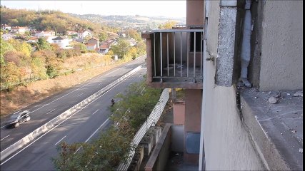 Demolition roche Rive-de-Gier