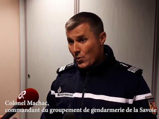Colonel Machac, commandant le groupement de gendarmerie de la Savoie