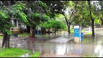 UFES fica alagada durante chuva