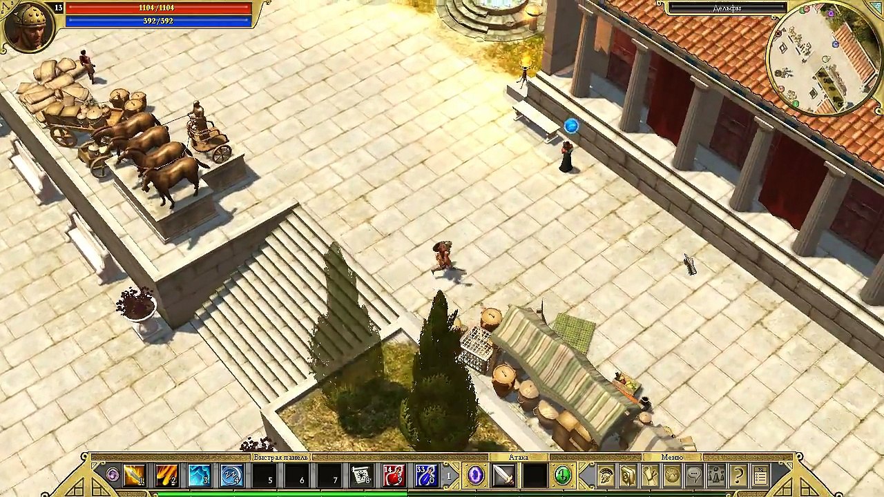 Titan Quest. #12. Парнасские пещеры. Прохождени...
