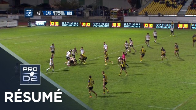 PRO D2 - Résumé Carcassonne-Brive: 19-14 - J11 - Saison 2018/2019