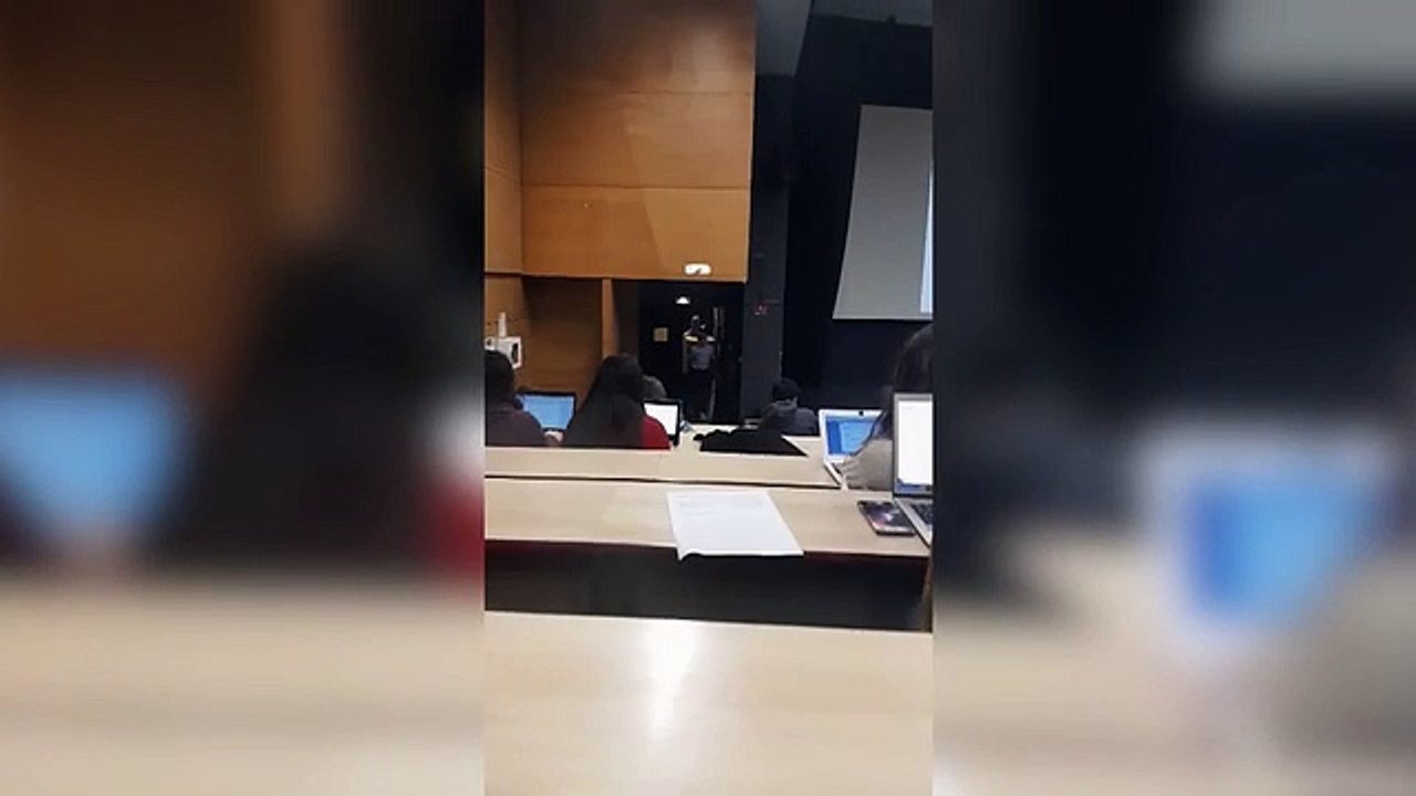 Trois étudiants lâchent un cygne dans un amphi (Clermont-Ferrand)