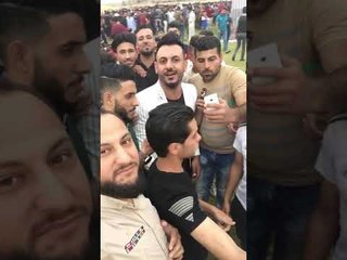 استقبال كبير من أهالي الانبار للشاعر سيف الحلفي