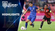 AFF CUP 2018 | Đương kim vô địch Thái Lan "trút cơn mưa" bàn thắng lên Timor-Leste | VFF Channel