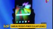 Samsung presentó el primer celular con pantalla plegable