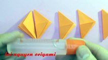 cách làm hoa giấy origami flower 折り紙 Loi Nguyen Origami tập 17