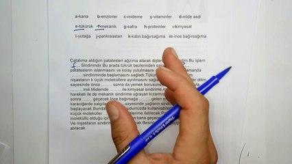 7. Sınıf FEN ve TEKNOLOJİ 1. Dönem 1. Yazılı Soruları ve Çözümü 2018