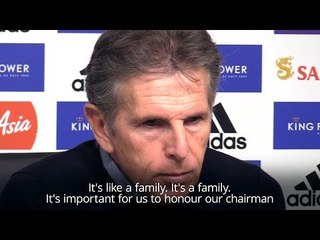 Claude Puel - 'Leicester Family To Pay Tribute In First Home Game Since Helicopter Crash'