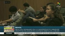 Brasil: UFF realiza seminario sobre avance de derecha en A.L.