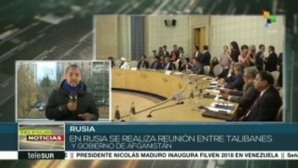 Rusia realiza reunión a favor del diálogo entre Afganistán y talibanes