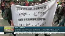 Colombia: universitarios reiteran su rechazo a la reforma tributaria