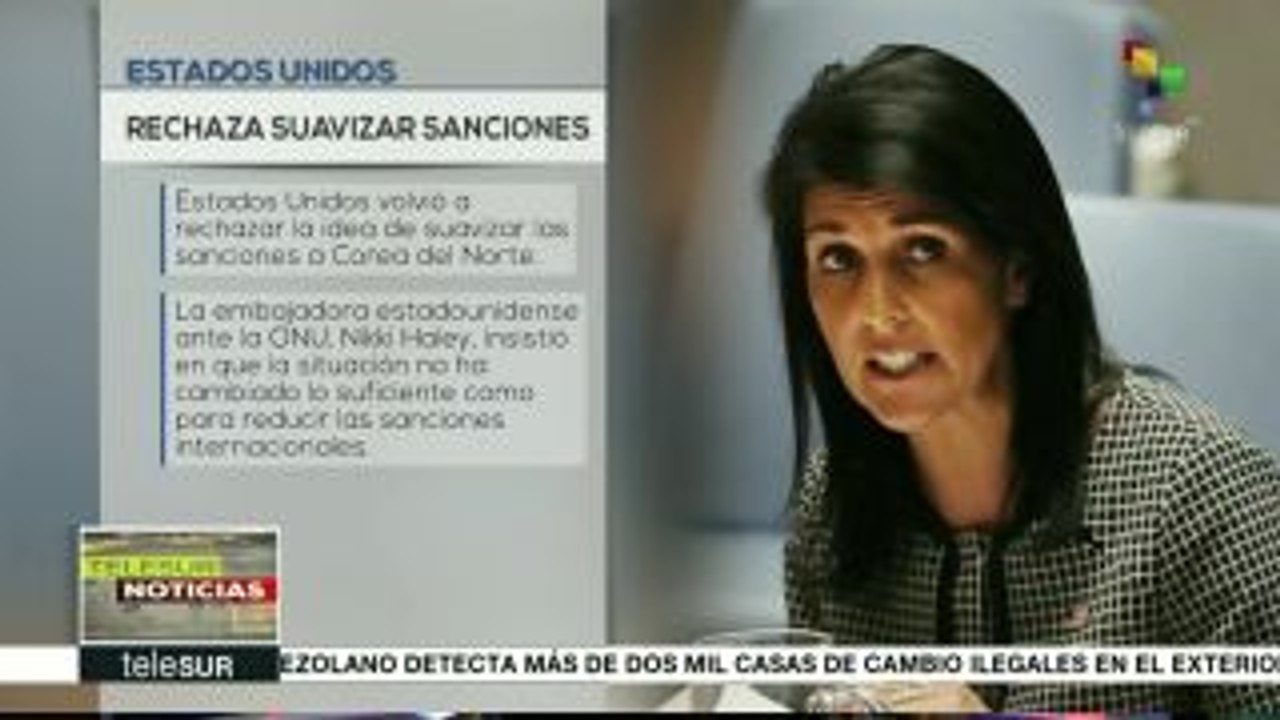Estados Unidos rechaza suavizar las sanciones a Corea del Norte