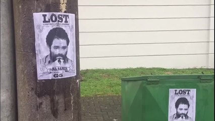 Protesto em rua próxima do Couto Pereira