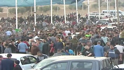 İsrail Askerleri Gazze Sınırında 25 Filistinliyi Yaraladı (3)