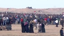 İsrail Askerleri Gazze Sınırında 25 Filistinliyi Yaraladı (2) - Han