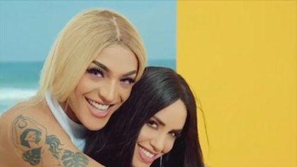 Lali Espósito junto a la "Drag queen" Pabllo Vittar en "Caliente"